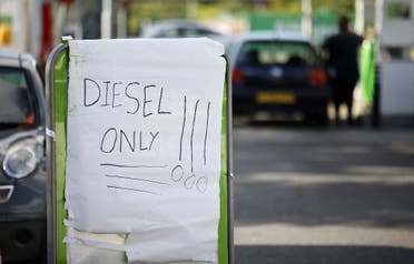 من أزمة الوقود في لندن 