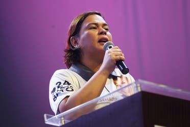 سارة دوتيرتي كاربيو  خلال مؤتمر سياسي محلي في 2019