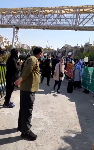 من احتجاجات المعلمين في إيران (أرشيفية)