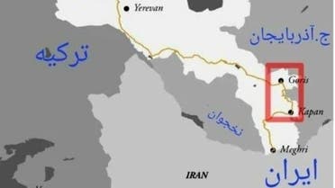 طريق إيران إلى أرمينيا عبر أذربيجان