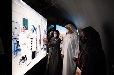 Sheikh Mohamed bin Zayed visits UAE Pavilion at Expo 2020 Dubai. (Twitter)