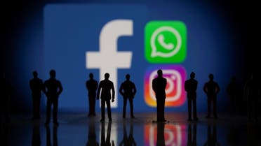 Facebook, Whatsapp and Instagram logos in this illustration taken Oct. 4, 2021. (Reuters)