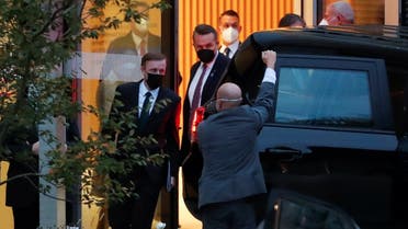National Security Adviser Jake Sullivan leaves from a hotel in Zurich, Switzerland, Oct. 6, 2021. (Reuters)