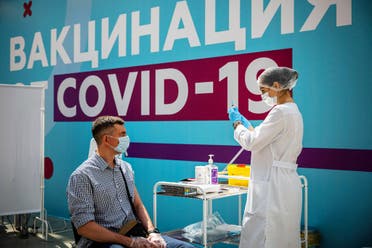 من حملة التطعيم ضد كورونا في روسيا