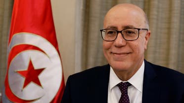 Tunisia's Central Bank governor Marouane El Abassi attends a news conference in Tunis, Tunisia, February 20, 2019. (Reuters/Zoubeir Souissi)