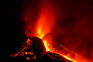 من ثوران بركان لابالما
