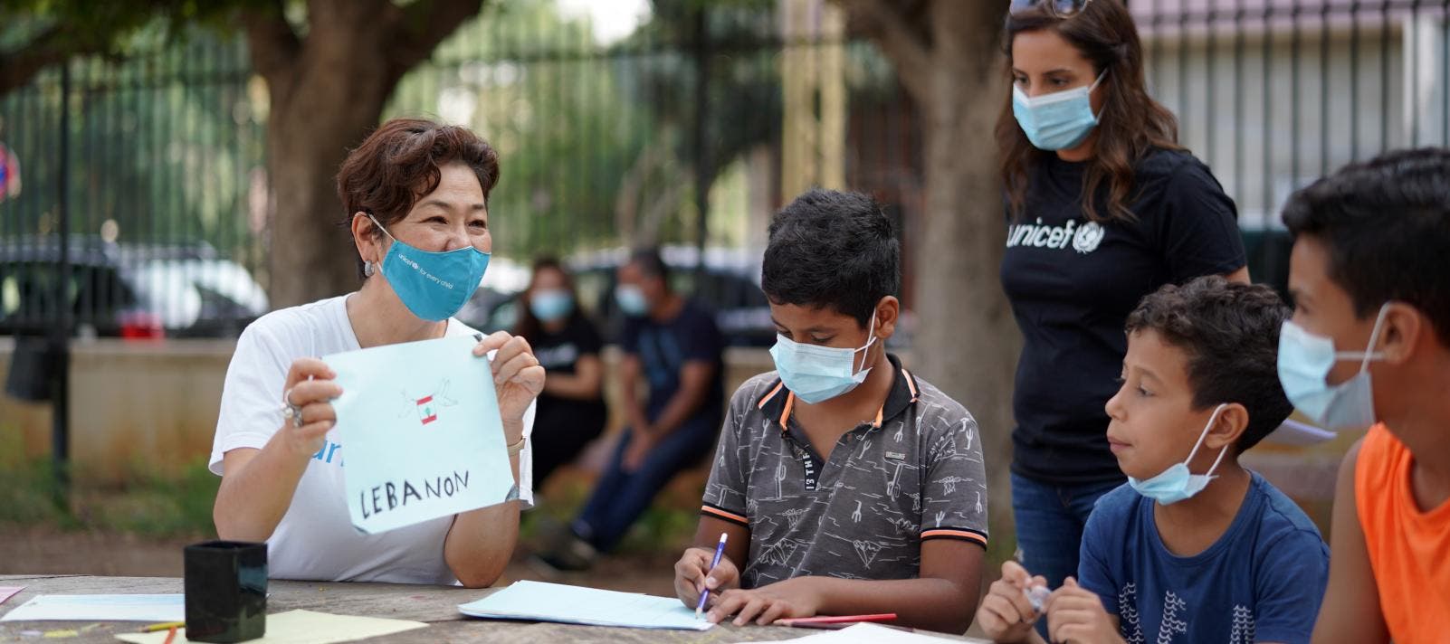 Yukie Mokuo (left) is UNICEF representative in Lebanon. (Stock image)