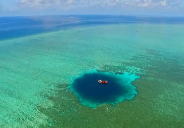 The deepest blue hole, The Yongle, in the South China. (Twitter)