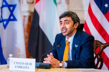 Sheikh Abdullah bin Zayed Al Nahyan, Minister of Foreign Affairs and International Cooperation for the United Arab Emirates, met in Washington DC the Secretary of State Antony J. Blinken and Israeli Foreign Minister Yair Lapid. (Supplied: Wam)