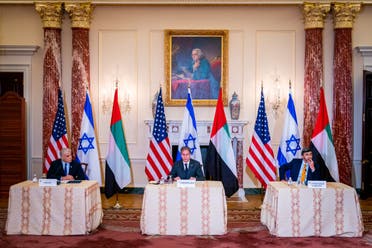 Sheikh Abdullah bin Zayed Al Nahyan, Minister of Foreign Affairs and International Cooperation for the United Arab Emirates, met in Washington DC the Secretary of State Antony J. Blinken and Israeli Foreign Minister Yair Lapid. (WAM)