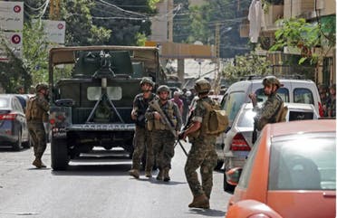 استقرار ارتش لبنان در بیروت