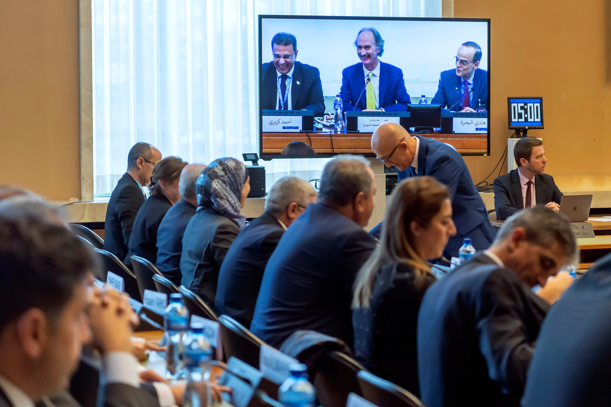 اجتماع سابق للجنة الدستورية السورية في جنيف في اكتوبر 2019 (أرشيفية)