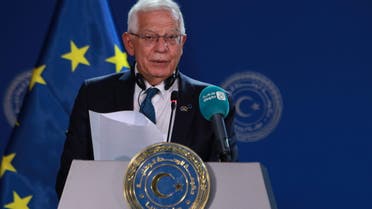 EU's head of foreign policy Josep Borell speaks during a news conference with Libyan Foreign Minister Najla el-Mangoush (not seen), in Tripoli, Libya September 8, 2021. (File photo: Reuters)