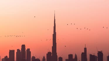 Burj Khalifa at sunset in Dubai, UAE. (Unsplash, Ishan Seefromthesky)