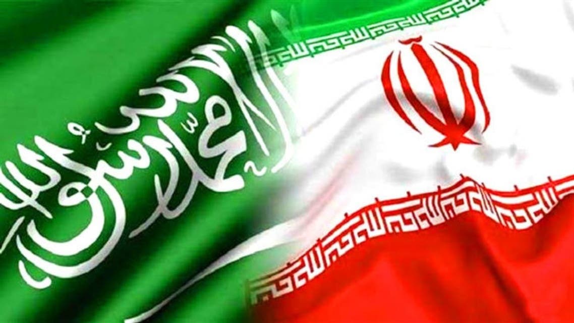 پرچم سعودی و ایران