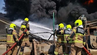 Dubai authorities tackle electrical fire after loud explosion heard | Al  Arabiya English