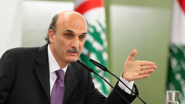 Samir Geagea, leader of the Christian Lebanese Forces, speaks during a news conference at his house in Maarab village, north of Beirut, October 12, 2010. (File photo: Reuters)