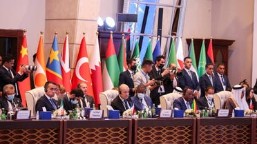 International conference to support the stability of Libya ahead of the country's presidential elections in December, in Tripoli, Libya, October 21, 2021. (Reuters)