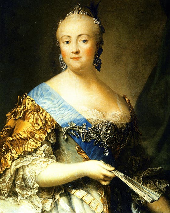 لوحة تجسد الإمبراطورة الروسية إليزابيث بيتروفا