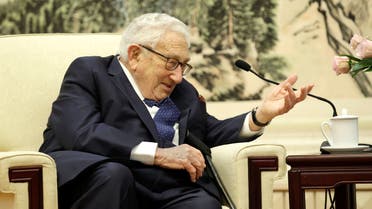 Former US Secretary of State Henry Kissinger speaks during a meeting with Chinese Foreign Minister Wang Yi (not pictured) at the Great Hall of the People in Beijing, China November 22, 2019. (File photo: Reuters)