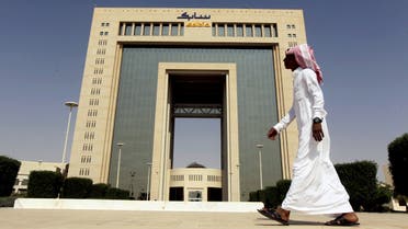 A man walks past the headquarters of Saudi Basic Industries Corp (SABIC) in Riyadh, Saudi Arabia October 27, 2013. (File photo: Reuters)