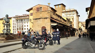 Police stand in Ponte Vecchio, in Florence, Italy. (File photo: Reuters)