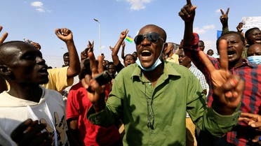 Demonstrators protest against prospect of military rule in Khartoum, Sudan October 21, 2021. (File photo: Reuters)