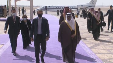 Several world leaders arrive in Saudi Arabia’s capital Riyadh to attend the upcoming Middle East Green Initiative Summit - Greece’s Prime Minister Kyriakos Mitsotakis. (SPA)