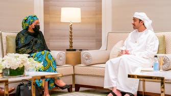 اماراتی وزیر خارجہ کی دبئی ایکسپو میں اقوام متحدہ کی نائب سیکریٹری جنرل سے ملاقات