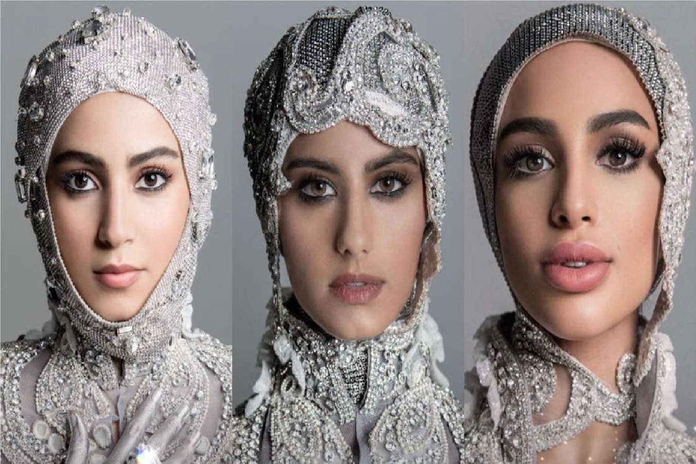 Emirati models Marwa Al Hashemi, Ameera Alawadhi and Reem Birdette are among the finalists at the first Miss Universe UAE pageant. Photo: Miss Universe UAE