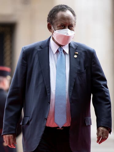 رئيس الوزراء السوداني السابق عبدالله حمدوك