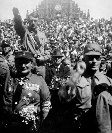 صورة لأحد احتفالات الحزب النازي عام 1928