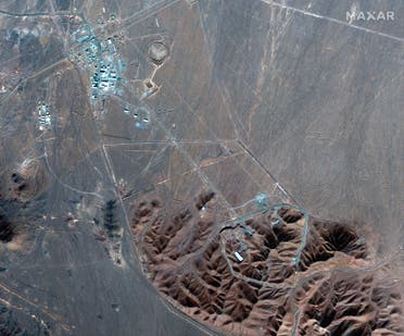 صورة بالأقمار الصناعية لمنشأة فوردو النووية المدفونة تحت الأرض في إيران 
