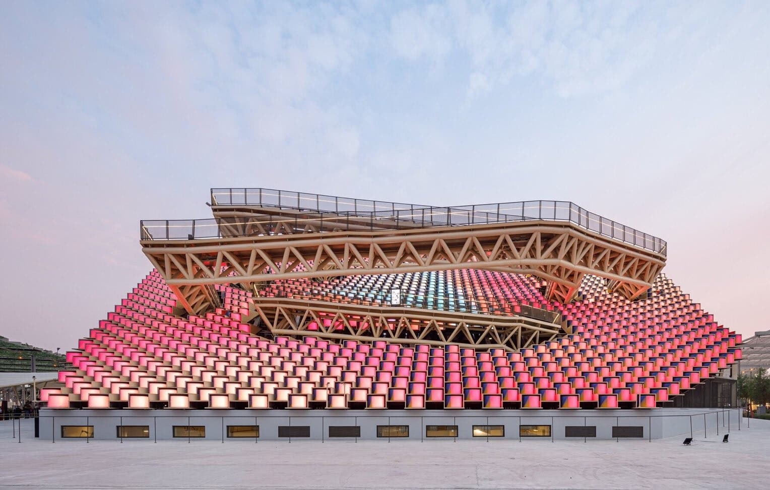 The South Korea pavilion. (Supplied: Expo 2020 Dubai)