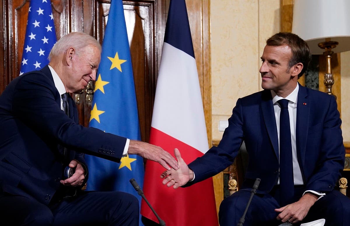 Macron and Biden