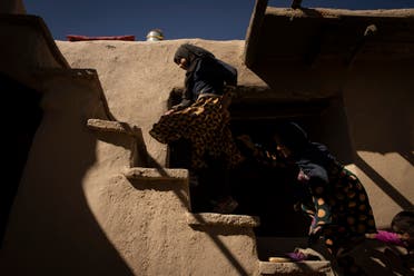  Mina Ahmed's children play in their house at Salar village, Wardak province, Afghanistan, Sunday, Oct. 24, 2021.In urban centers, public discontent toward the Taliban is focused on threats to personal freedoms, including the rights of women. In Salar, these barely resonate. The ideological gap between the Taliban leadership and the rural conservative community is not wide. Many villagers supported the insurgency and celebrated the Aug. 15 fall of Kabul which consolidated Taliban control across the country. (AP)