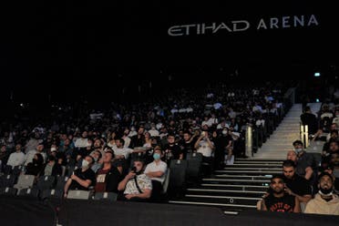 A crowd shot from the UFC 267 event in Abu Dhabi's Etihad Arena. (Al Arabiya English)