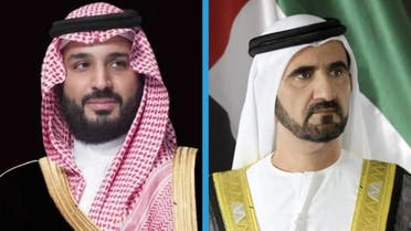 Mohammed bin Salman and Mohammed bin Rashid