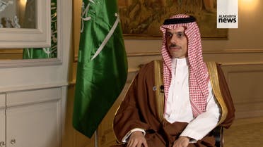Saudi Foreign Minister Prince Faisal bin Farhan speaks with Al Arabiya on the sidelines of the G20 summit in Rome. (Al Arabiya)