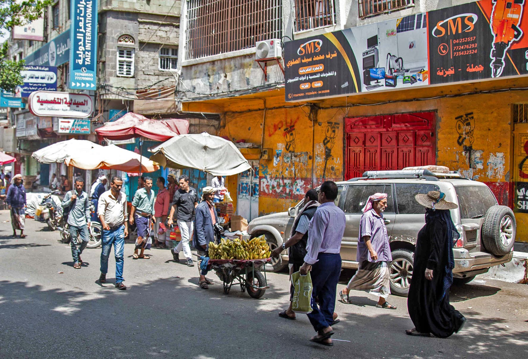 The besieged city of Taiz