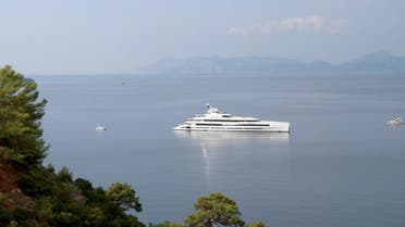 The yacht that hosted Gates’ birthday party in Turkey, rented for $2 million a week. (Twitter)