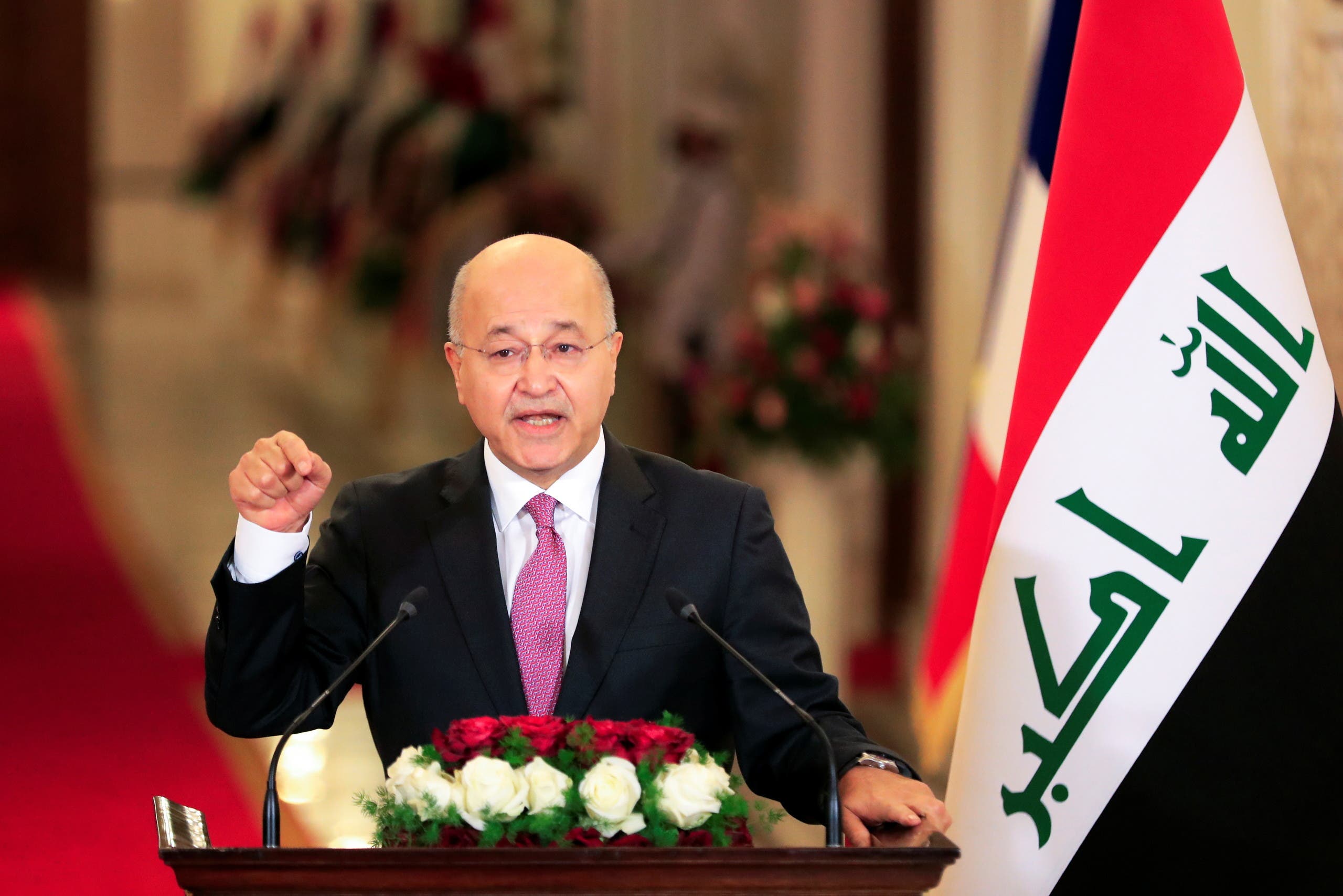 الرئيس العراقي الحالي برهم صالح