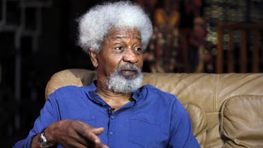 Nigerian Literature Nobel Laureate Wole Soyinka speaks during an interview with Reuters in his home in the southwest city of Abeokuta. (File photo: Reuters)