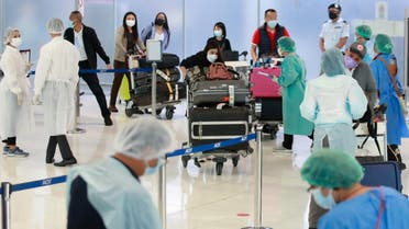 First group of foreign tourists arrive at Suvarnabhumi Airport during the first day of the country's reopening campaign, part of the government's plan to jump start the pandemic-hit tourism sector in Bangkok, Thailand November 1, 2021. (Reuters)