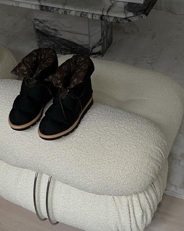 حذاء الوسادة أو Pillow Boots من مجموعة لويس فويتون لربيع وصيف 2021