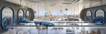 Virgin Hyperloop can be a cargo solution of the future. (Supplied)