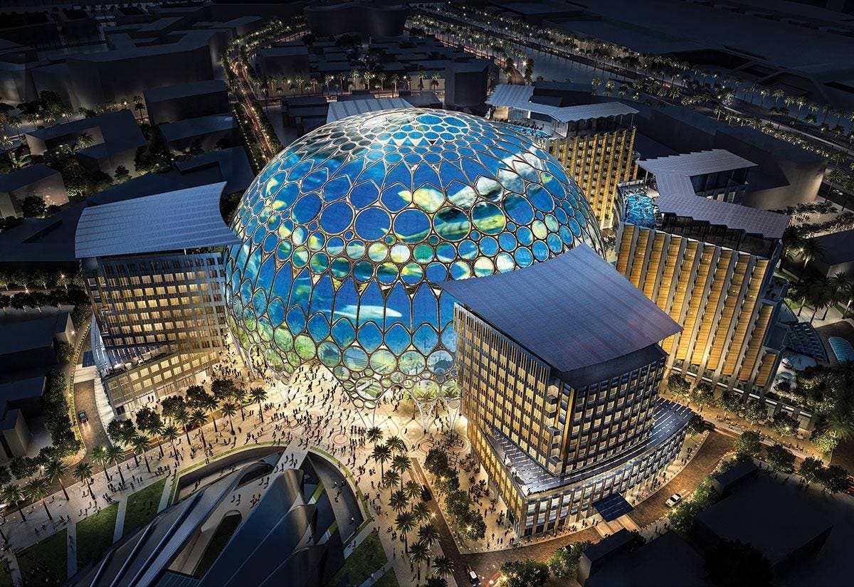 An image of Expo 2020 Dubai. (Supplied: Wam)