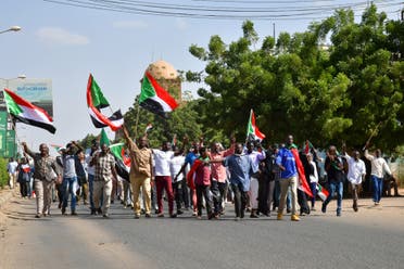 Sudanese anti-coup protesters attend a gathering in the capital Khartoum's twin city of Omdurman on October 30, 2021. (File photo: AFP)