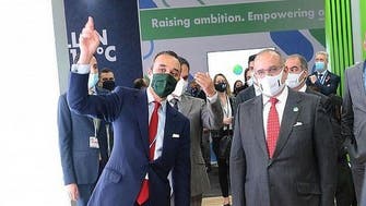 Bahrain’s Crown Prince visits Saudi Arabia’s pavilion at COP26