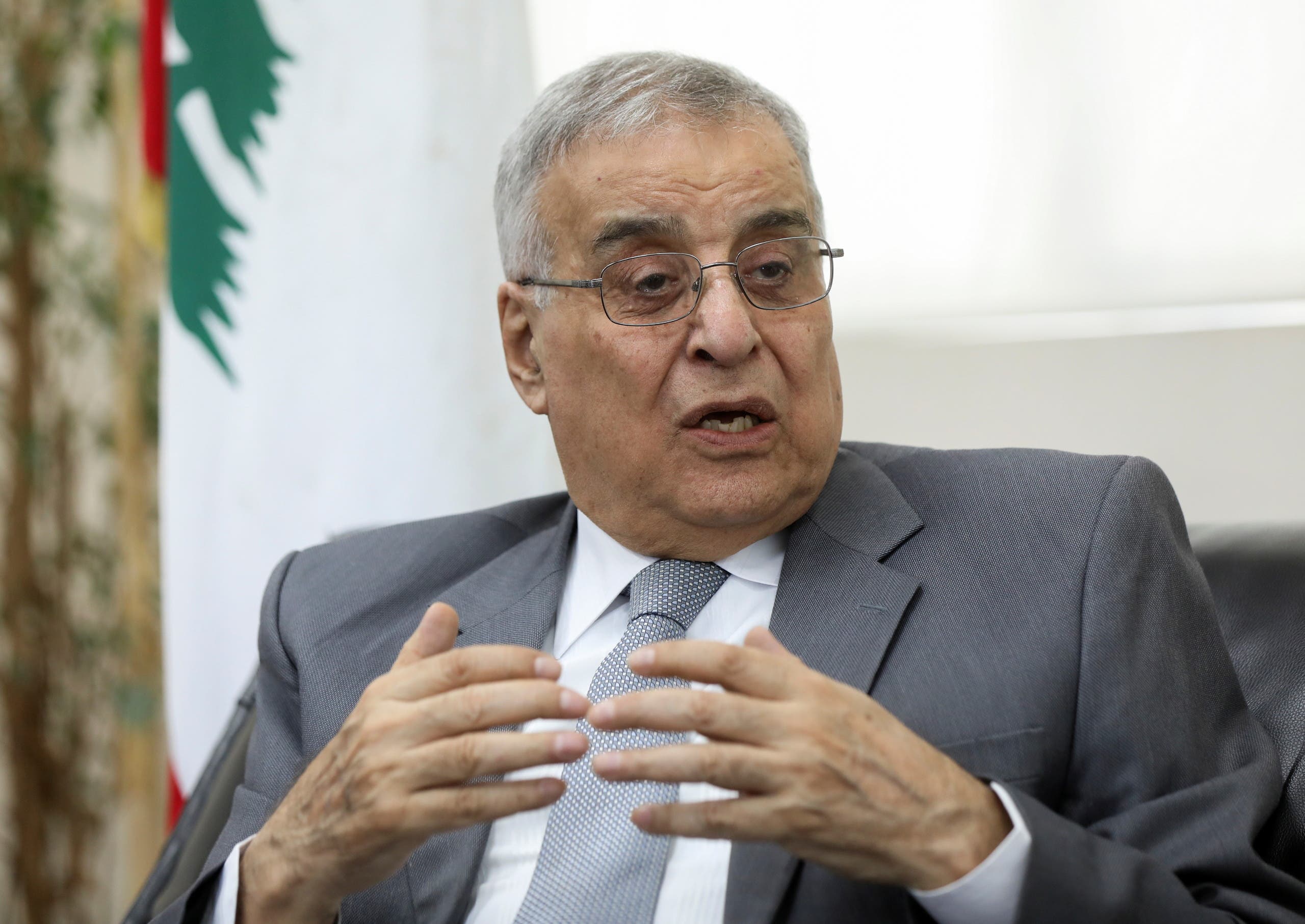 وزير خارجية لبنان عبدالله بوحبيب (رويترز)
